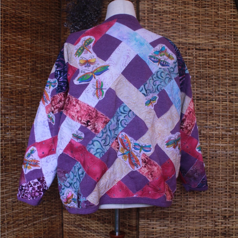 Vibrant Patchwork Women's Jacket - image 4